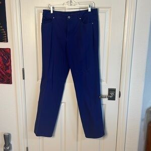 Escada pants. Gorgeous blue/purple. Like new.
